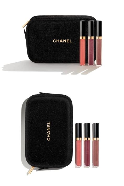 chanel make up set uk|Chanel lipstick set with bag.